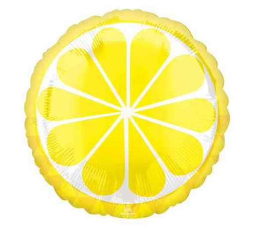 Picture of TROPICAL LEMON STANDARD FOIL BALLOON 17INCH